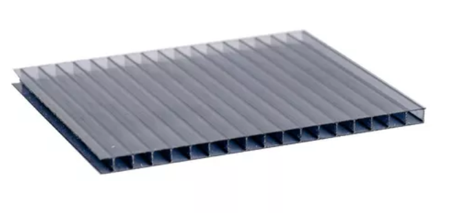 Chapa Policarbonato Alveolar 4 mm Fumê
