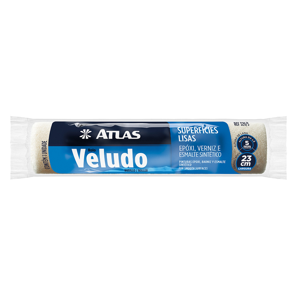 Rolo Lã 23 cm Veludo 329/5 ATLAS