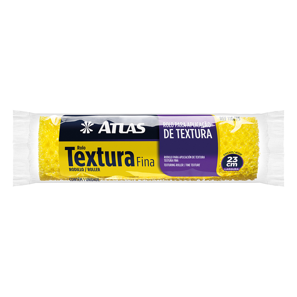 Rolo Espuma Textura  110/75 ATLAS