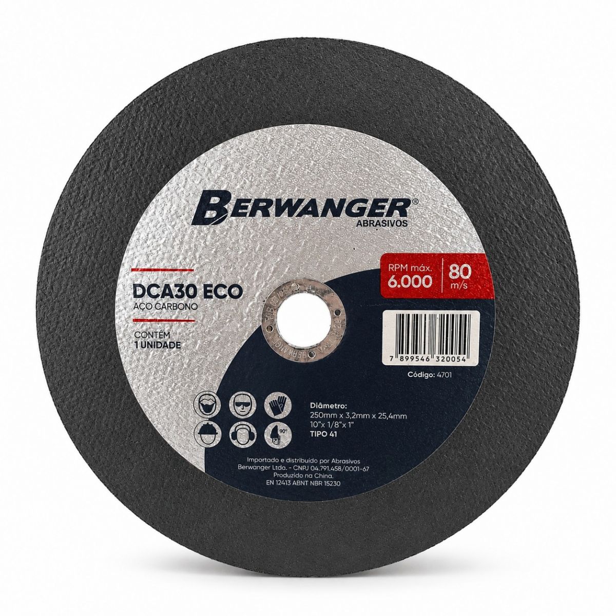 Disco de corte 10" 2T BERWANGER
