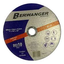 Disco de corte 4.1/2 1,6 x 22,2 - BERWANGER