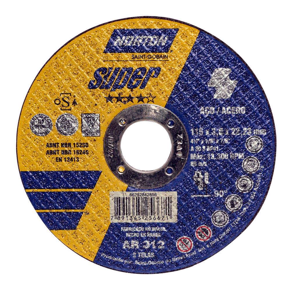 Disco de corte 4.1/2 312 2T - NORTON