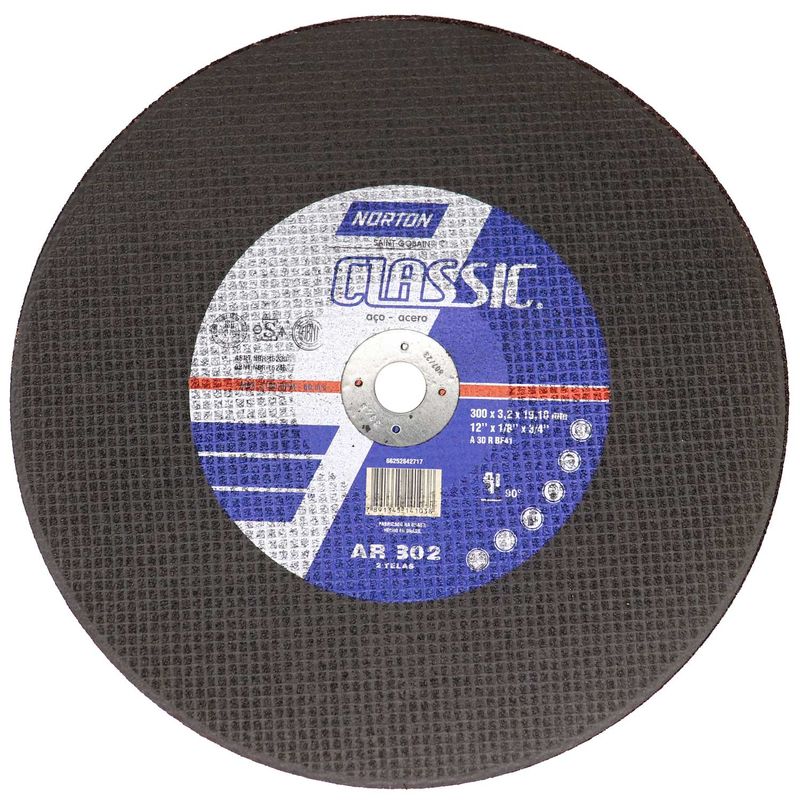 DISCO DE CORTE 12" 302 3/4 2T  - NORTON